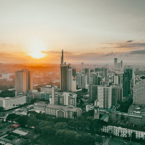 Nairobi CBD-Overlooking uptown