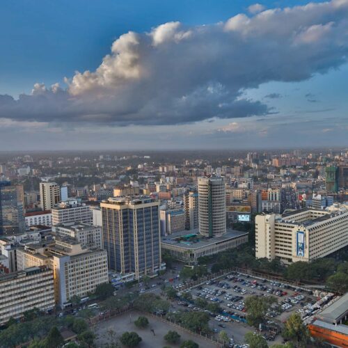 Downtown Nairobi from KICC Rooftop 3