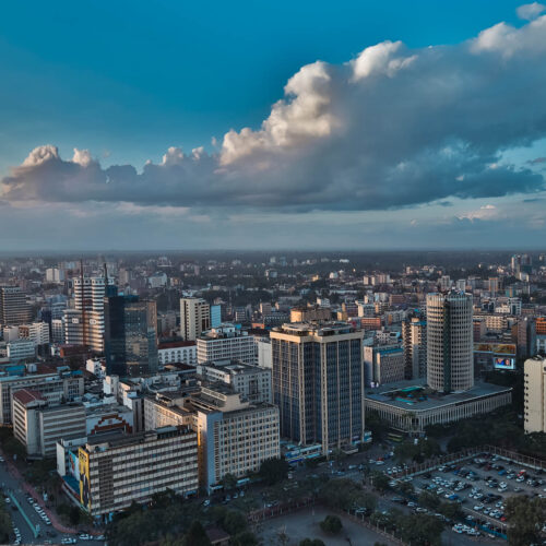 Downtown Nairobi from KICC Rooftop 4