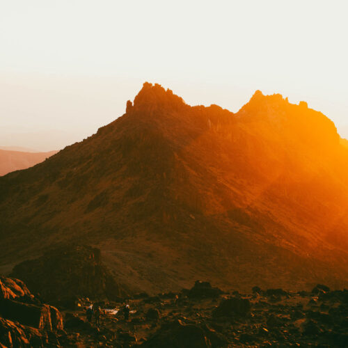 Sunrise on Summit day-Mt. Kenya 2020